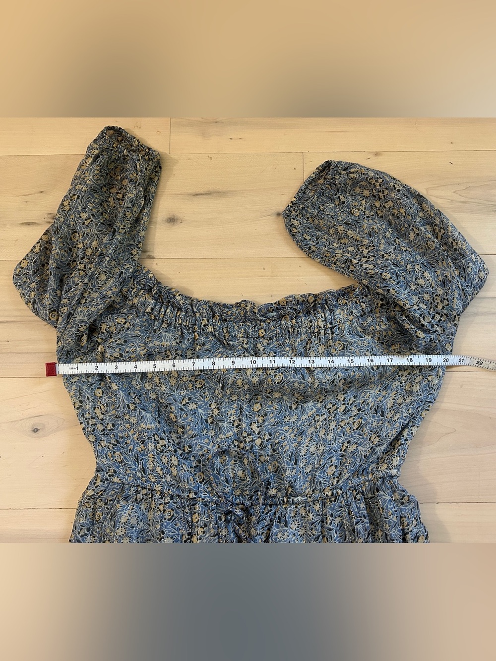 Anthropologie Kira Off-The-Shoulder Peasant Dress Size 6 - Picture 9 of 17